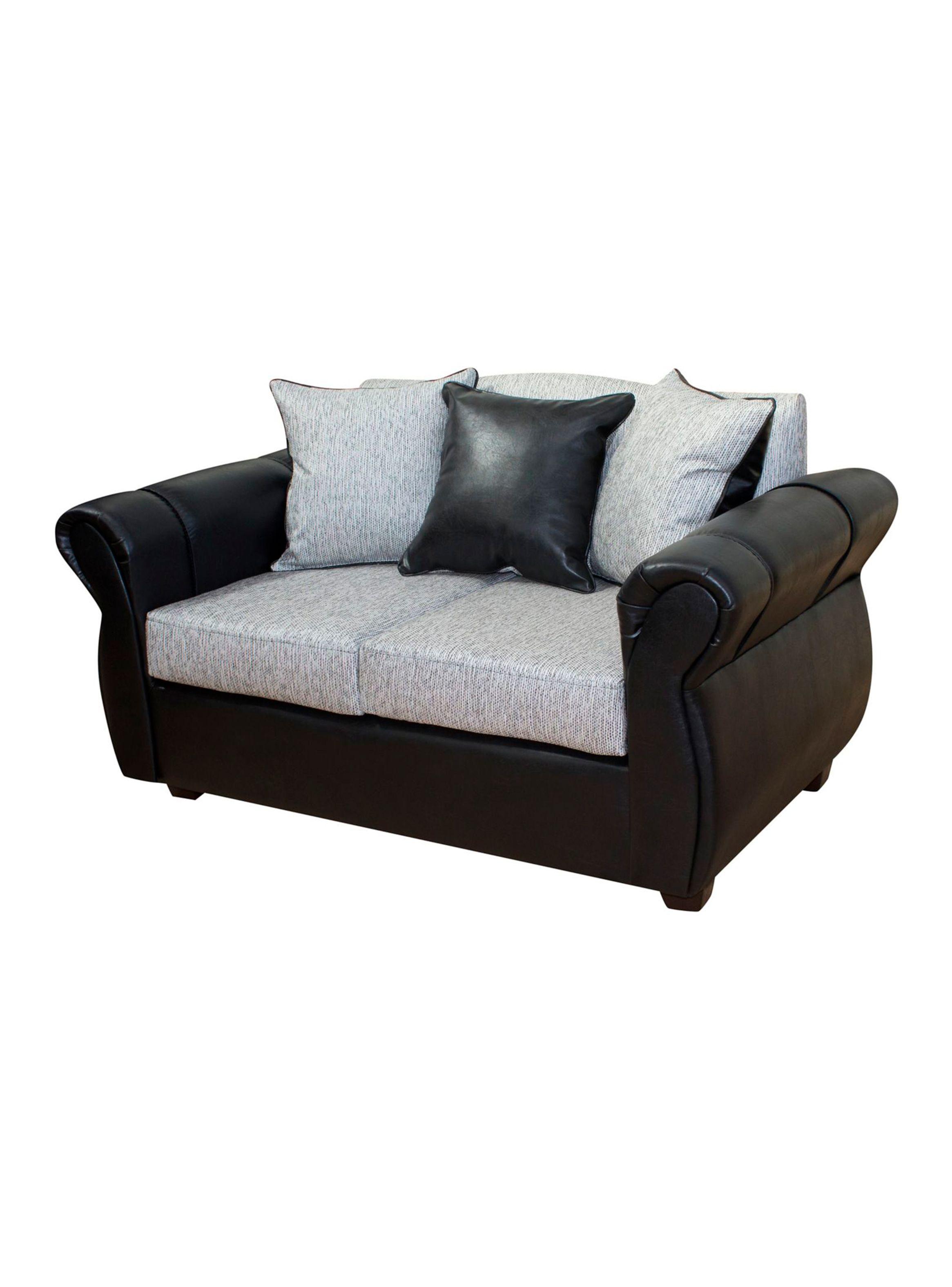 Juego De Living Tela Pu Denver Sofá 2 Cuerpos + 2 Sillones-3