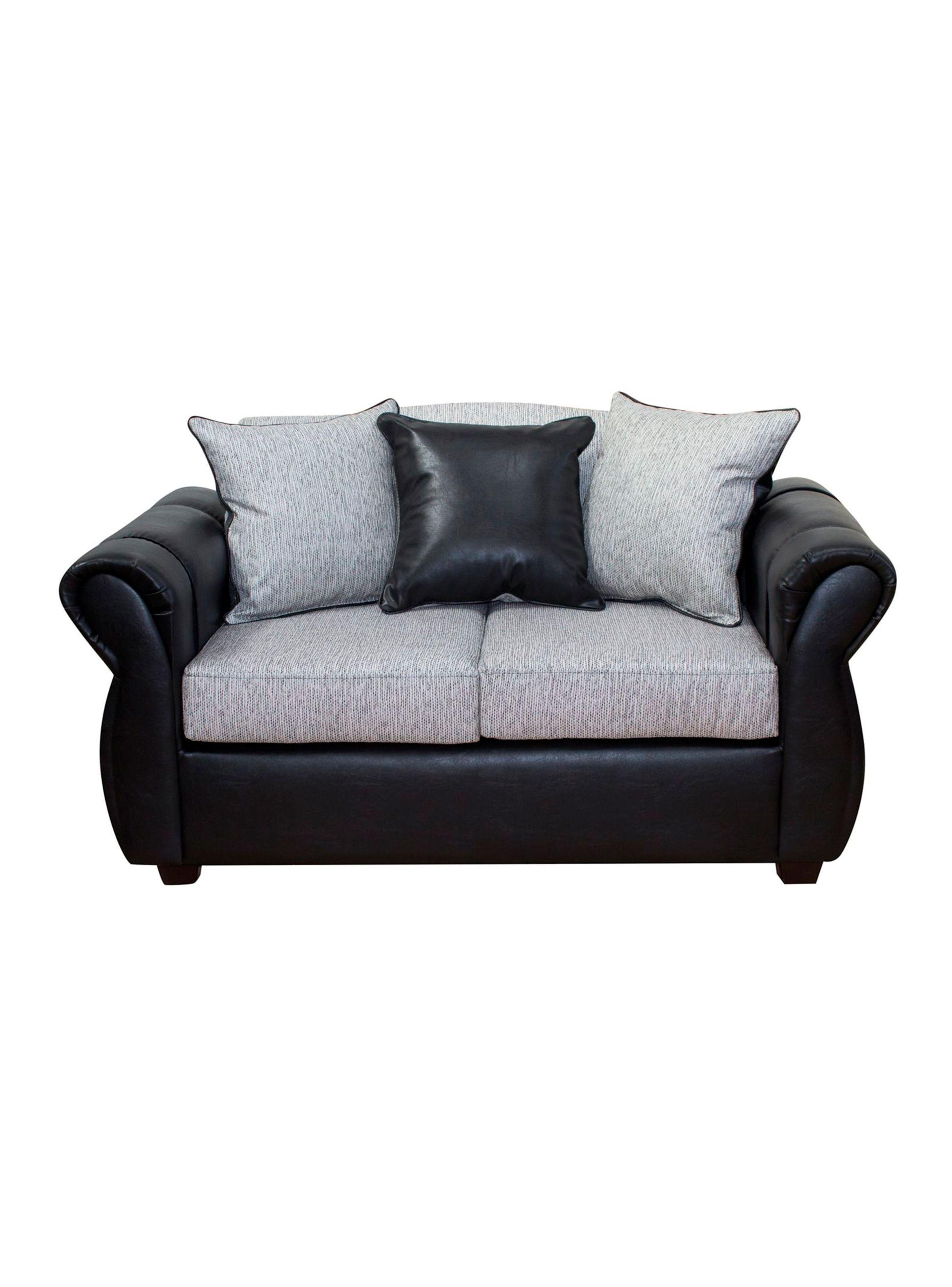 Juego De Living Tela Pu Denver Sofá 2 Cuerpos + 2 Sillones-2