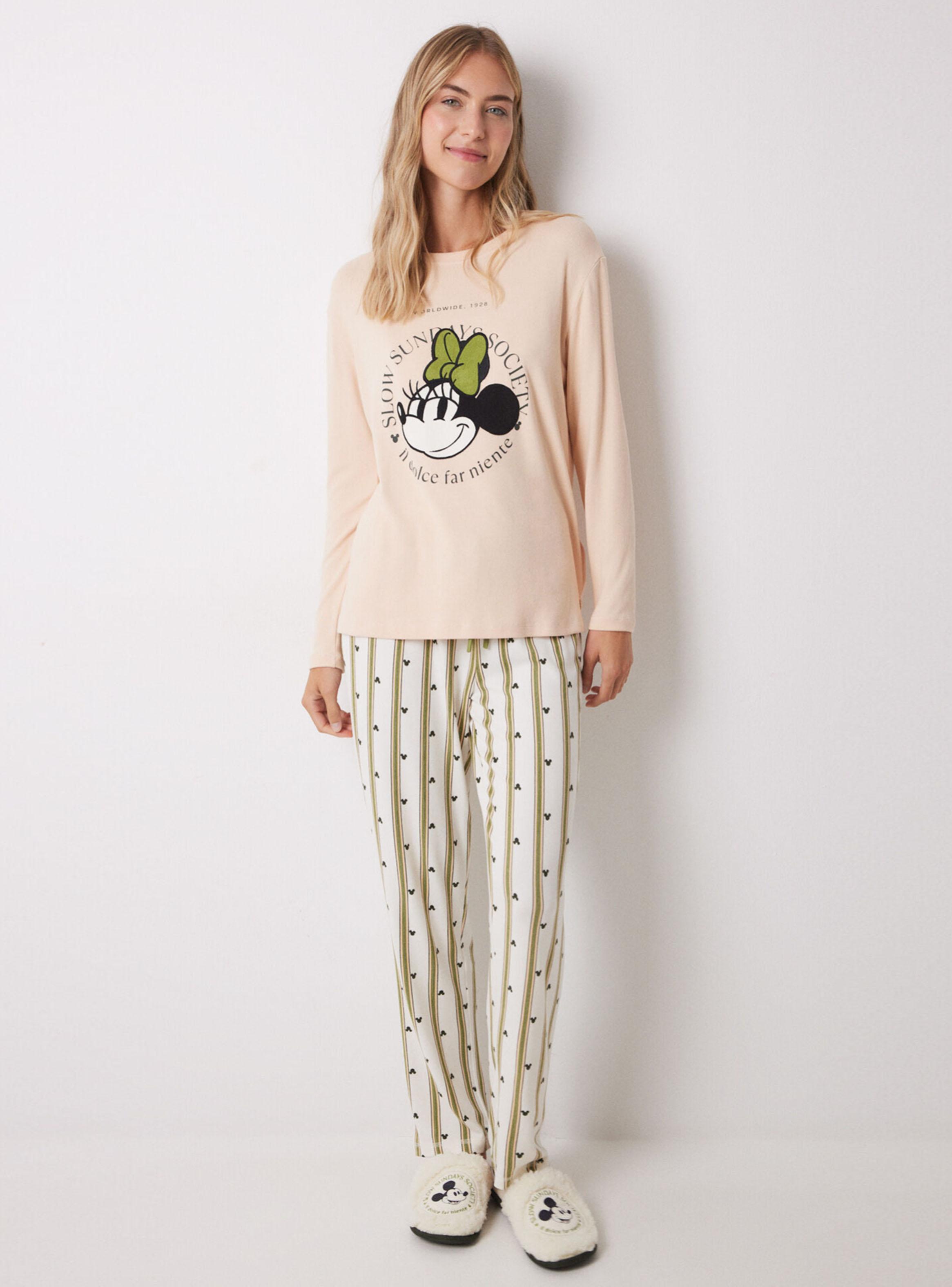 Pijama Largo Minnie Manga Larga-0