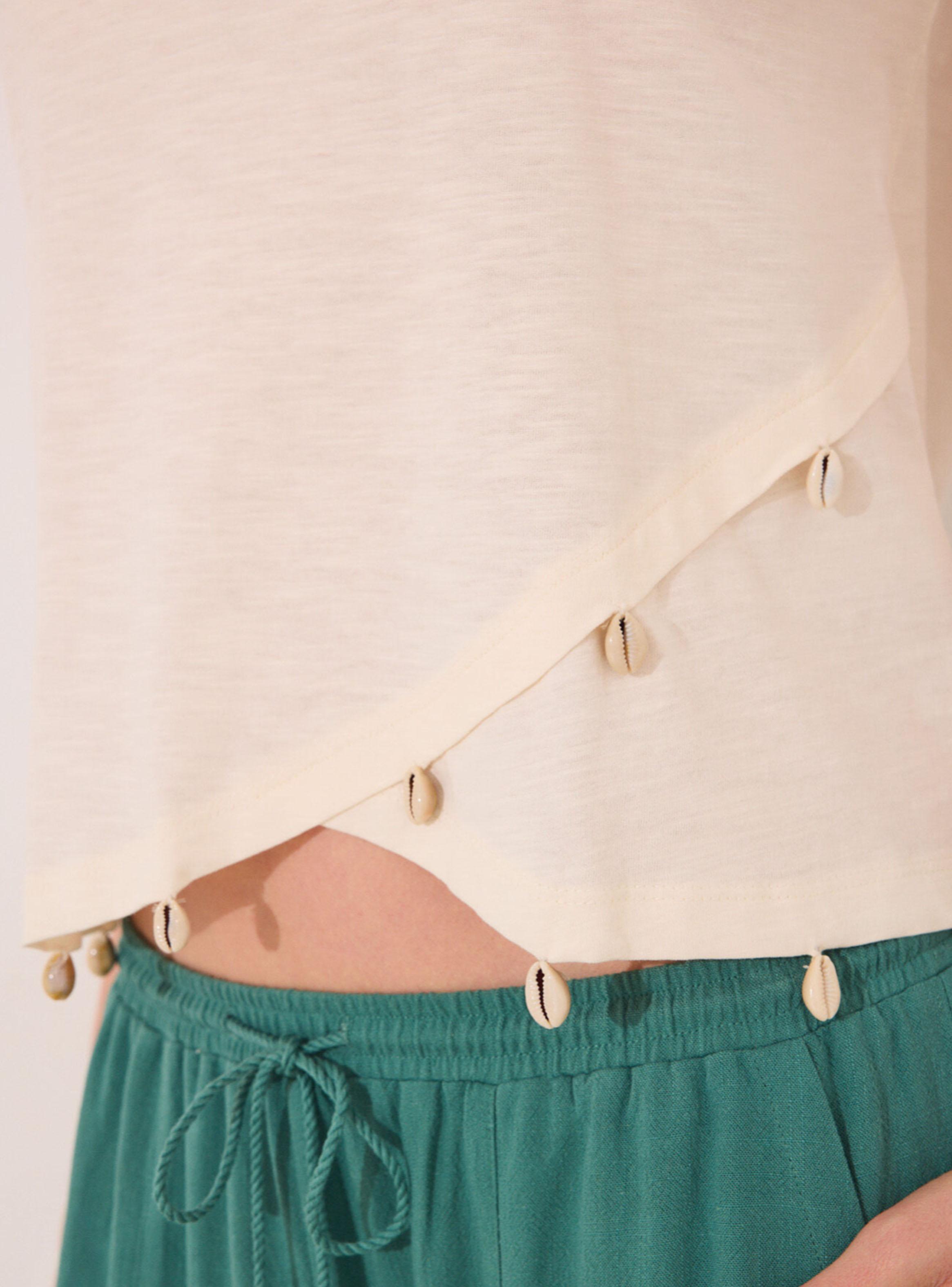 Polera sin Mangas Algodón Bla-2