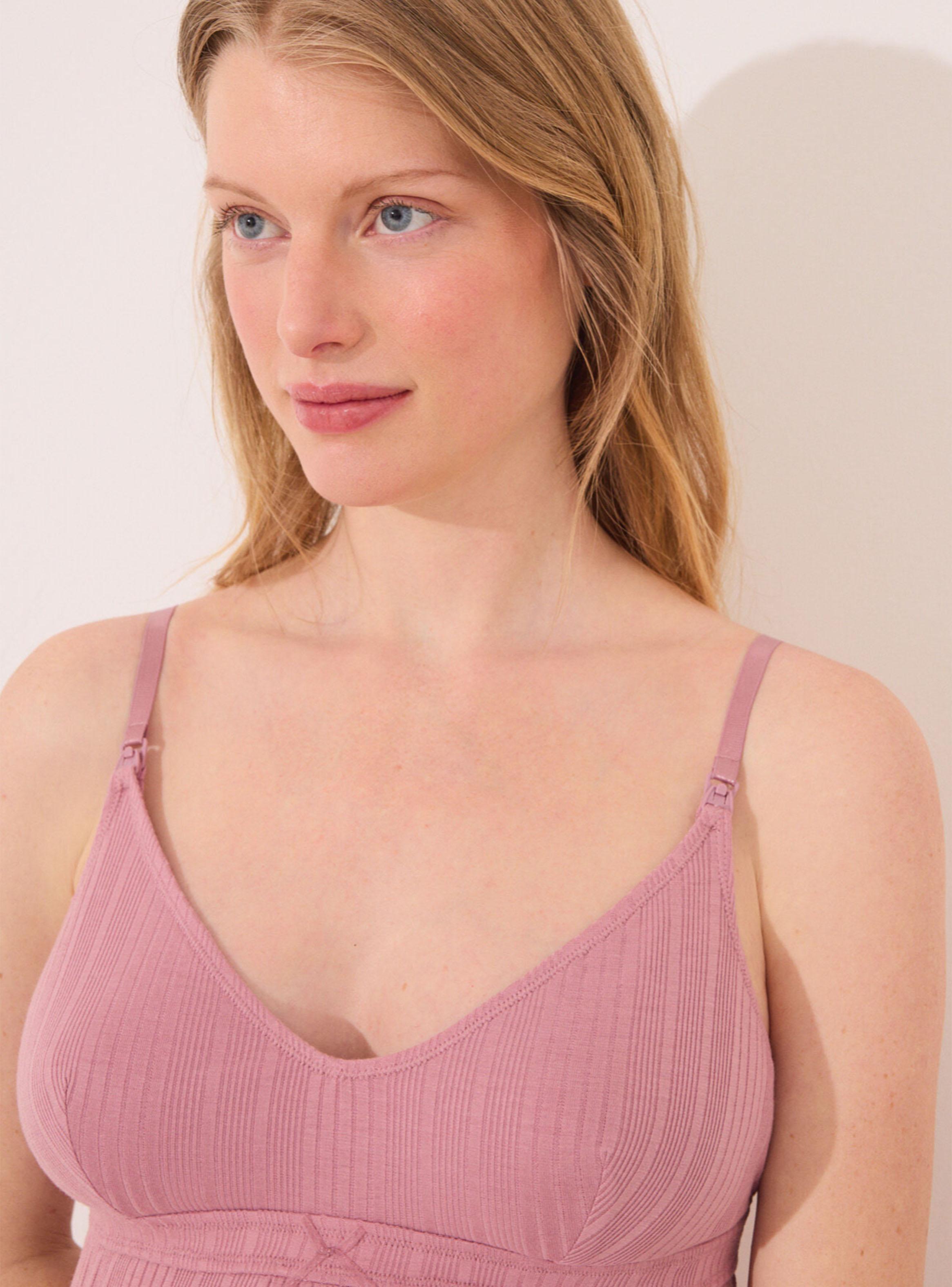 Camisón Corto Maternity Pointelle Rossa-2