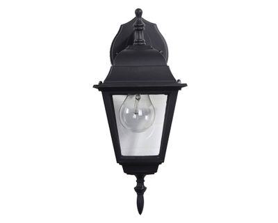 Imagen 2 del producto Farol pared 1L E27 negro 2 unidades Abitare