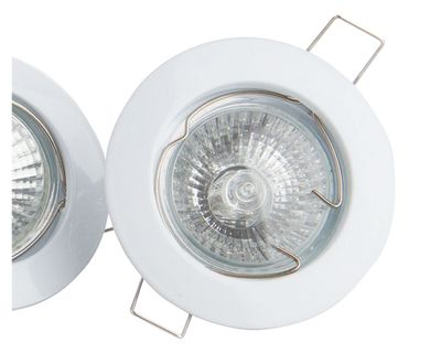 Imagen 2 del producto Foco embutido 1L GU10 7.8 cm fijo níquel ByP