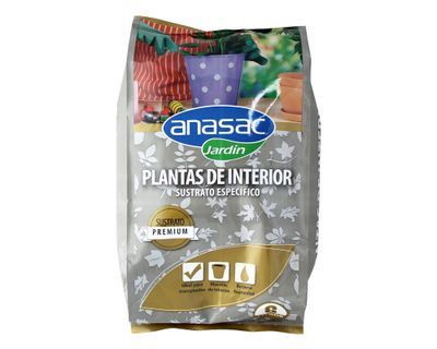 Sustrato específico plantas interior 6 litros Anasac