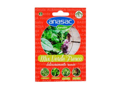 Mix semillas 4 variedades verde fresco 3 gr Anasac