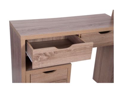 Imagen 2 del producto Combo Escritorio 2 cajones + Cajonera + Librero natural