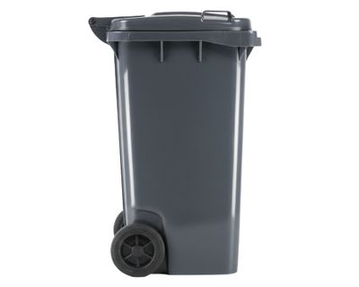 Imagen 2 del producto Basurero tapa ruedas gris 120 lt