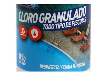 Imagen 2 del producto Cloro granulado piscina 1 kg Aguacol