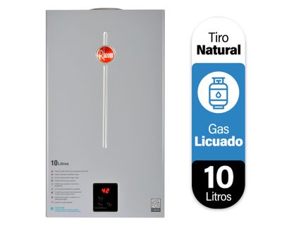 Imagen 2 del producto Calefont tiro natural 10 litros gas licuado Prestige Rheem
