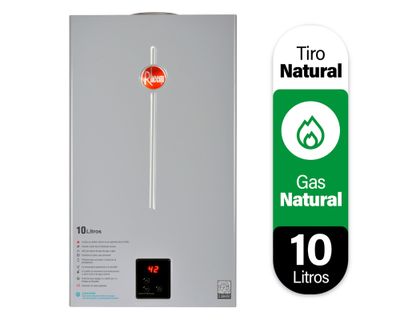 Imagen 2 del producto Calefont tiro natural 10 litros gas natural Prestige Rheem