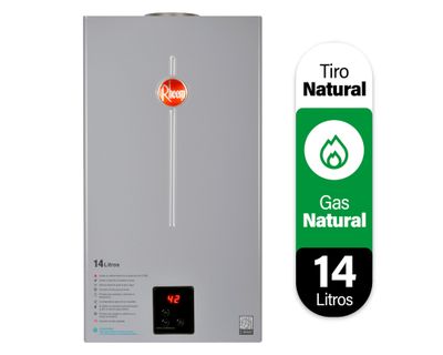 Imagen 2 del producto Calefont tiro natural 14 litros gas natural Prestige Rheem