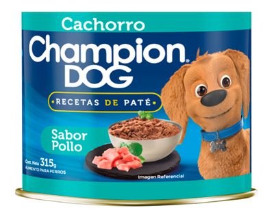 Imagen 2 del producto Alimento húmedo cachorro 315 gr pollo Champion Dog
