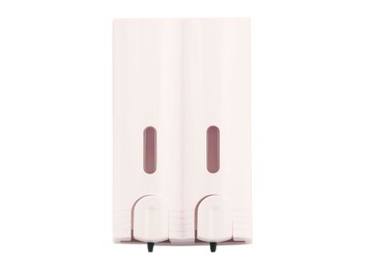 Dispensador jabón doble 380 ml blanco Cotidiana