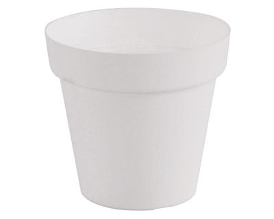 Macetero 20 cm Capri blanco Outzen