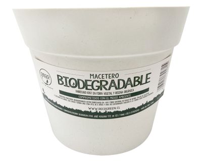 Imagen 1 del producto Macetero Bio 25 cm Clásico blanco