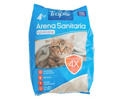 Arena sanitaria gatos 4 kg