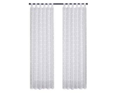 Imagen 1 del producto Cortina velo 140x230 cm cut yarn blanco Cotidiana