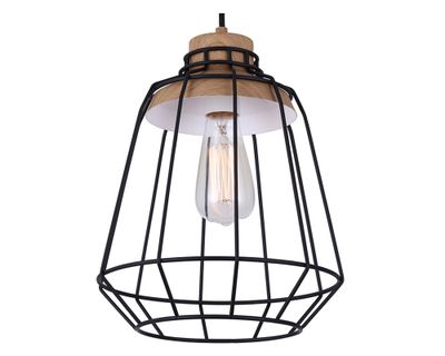 Imagen 2 del producto Lámpara colgar 1L E27 Alya negro Abitare