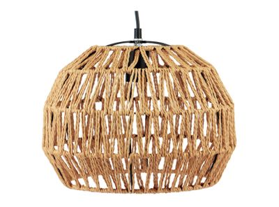 Lámpara colgar 1L E27 Mallorca café Abitare