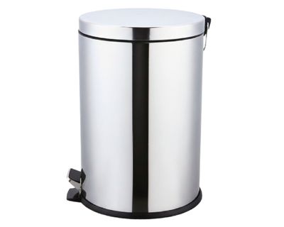 Imagen 2 del producto Basurero tapa y pedal 17.5 litros inox Cotidiana