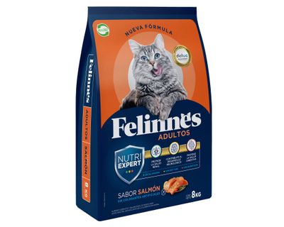 Alimento gato 8 kg salmón Premium Felinnes