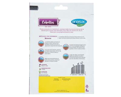 Imagen 2 del producto Semilla cebollin 1 gr Anasac