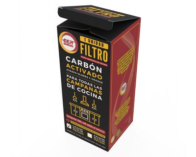 Imagen 2 del producto Filtros 52 x 37 cm campanas cocina 4 platos Cer