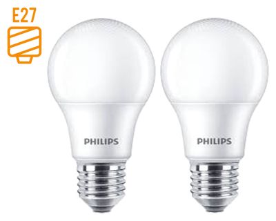 Pack 2 led 7.5W Bulb Essential blanco