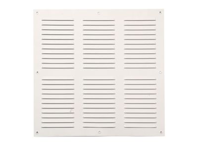 Ventilación 40x40 cm aluminio esmaltado blanco