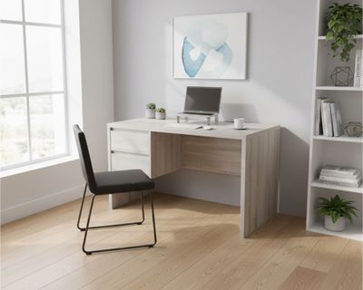 Imagen 2 del producto Escritorio 2 cajones natural 1 M+Design