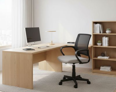 Imagen 2 del producto Silla de escritorio negro/gris M+Design