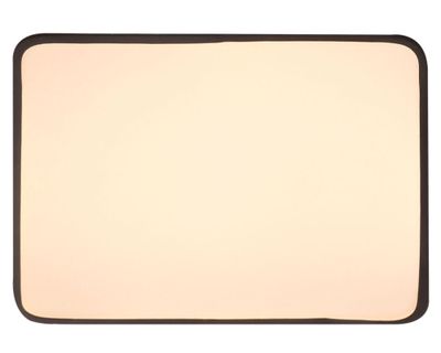 Plafón LED cuadrado negro Abitare