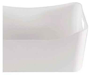 Imagen 2 del producto Caja organizadora con asas blanco acrílica 2.5 lt