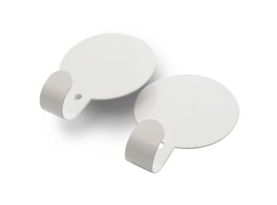 Imagen 2 del producto Percha sol y luna 2 unidades blanco Ducasse