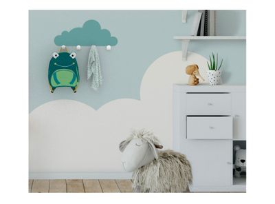 Imagen 2 del producto Perchero nube celeste 4 ganchos Ducasse