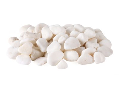 Piedra decorativa 1 kg mármol blanco Piedra Noble