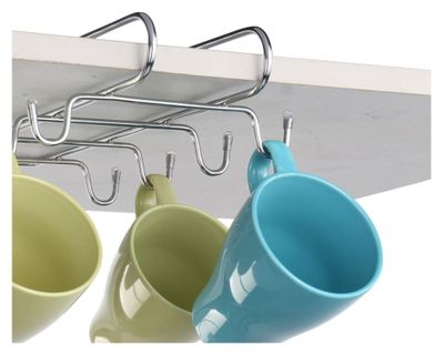 Imagen 2 del producto Colgador de tazas cromado Cotidiana