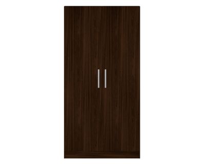 Clóset 2 puertas Pucón tabaco 183x92x45 cm