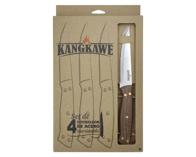 Cuchillo asado 4 unidades Kangkawe