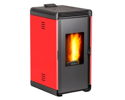 Imagen 2 del producto Estufa a pellet 9000W Hera+ rojo Bosca