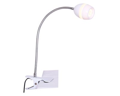 Imagen 2 del producto Lámpara escritorio LED clip Eldar blanco