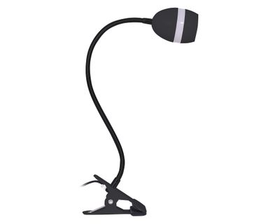 Imagen 2 del producto Lámpara escritorio LED clip Eldar negro