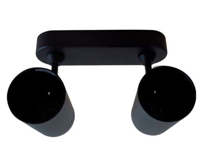 Foco 2L GU10 Arsis negro ByP