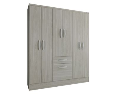 Imagen 2 del producto Combo Clóset 6 puertas 2 cajones + Cómoda 3 cajones crema