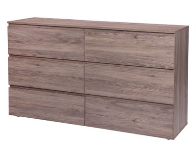 Imagen 2 del producto Cómoda Mallorca café oscuro 6 cajones