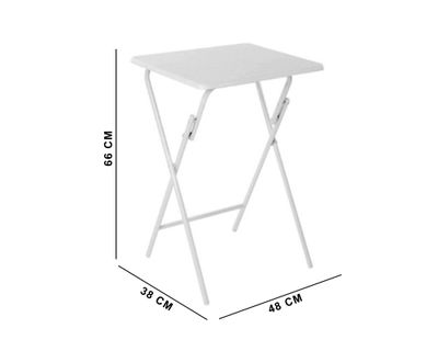 Imagen 2 del producto Mesa juvenil Básico blanco 66x48x38 cm