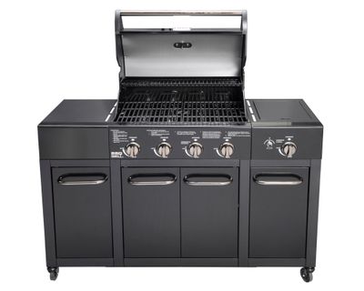Imagen 2 del producto Parrilla a gas 4 quemadores + lateral Buffalo BBQ Grill