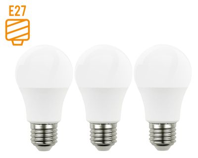 Ampolleta LED 13W E27 luz cálida 3 unidades Nex
