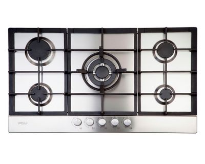 Imagen 1 del producto Encimera a gas 5 quemadores Design 90 NAT inox FDV