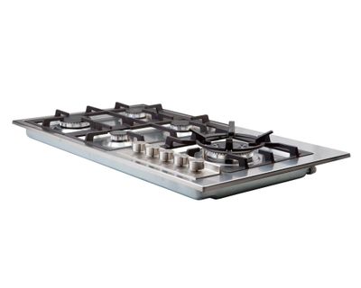 Imagen 2 del producto Encimera a gas 5 quemadores Deluxe Elite 95 BUT inox FDV